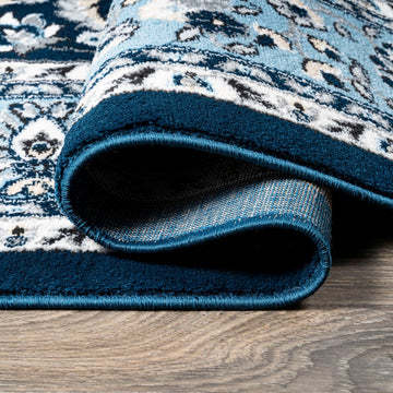 Palmette Modern Persian Floral Area Rug